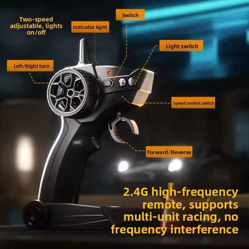 4WD RC Car Remote Control Cars 2.4G Radio High Speed Drift Racing  1:24 High Speed Truck RTR Vehicle Toy Gift for Kids Children