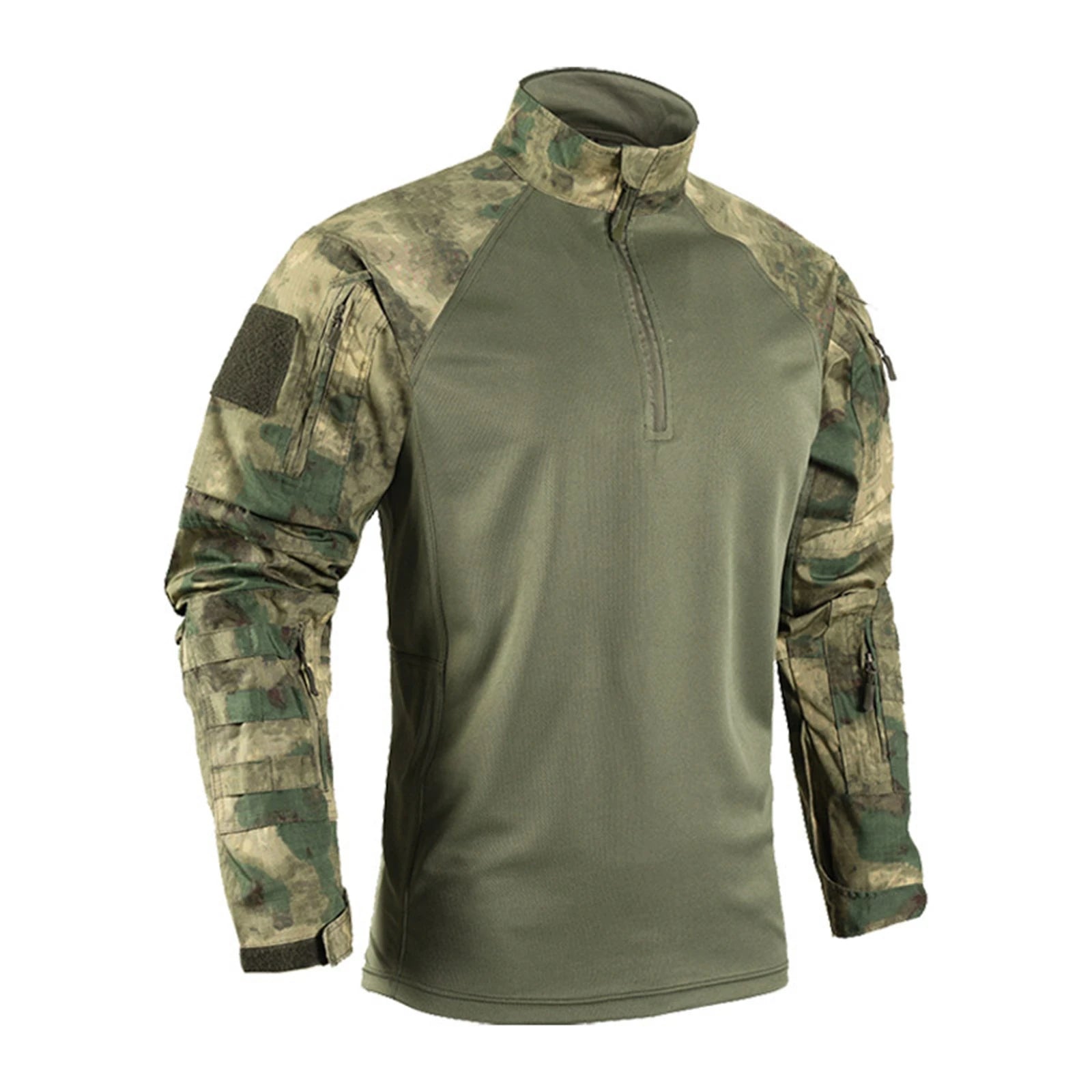 American-style camouflage tactical training uniform men's long-sleeved top outdoor CS mountaineering resistant combat uniform