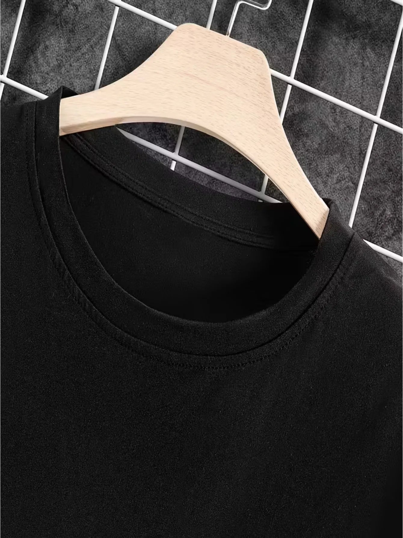 Men's Casual Fashion Style Short Sleeve T-Shirt with Limited Edition Letter Print