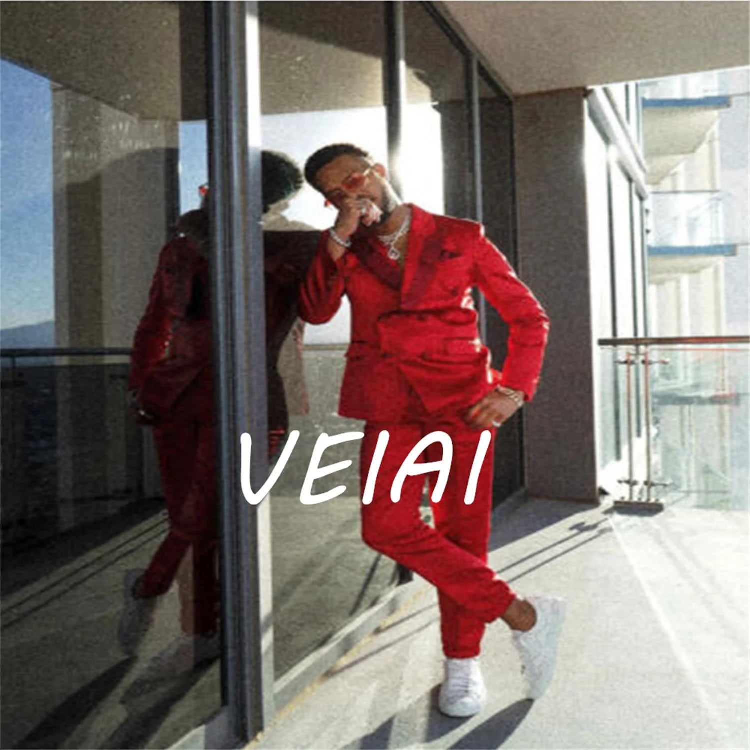 Customized Men Suits Satin Slim Fit Red Shiny Groom Prom Wedding Dress Tuxedo Tailored 2pcs Jacket +Pants