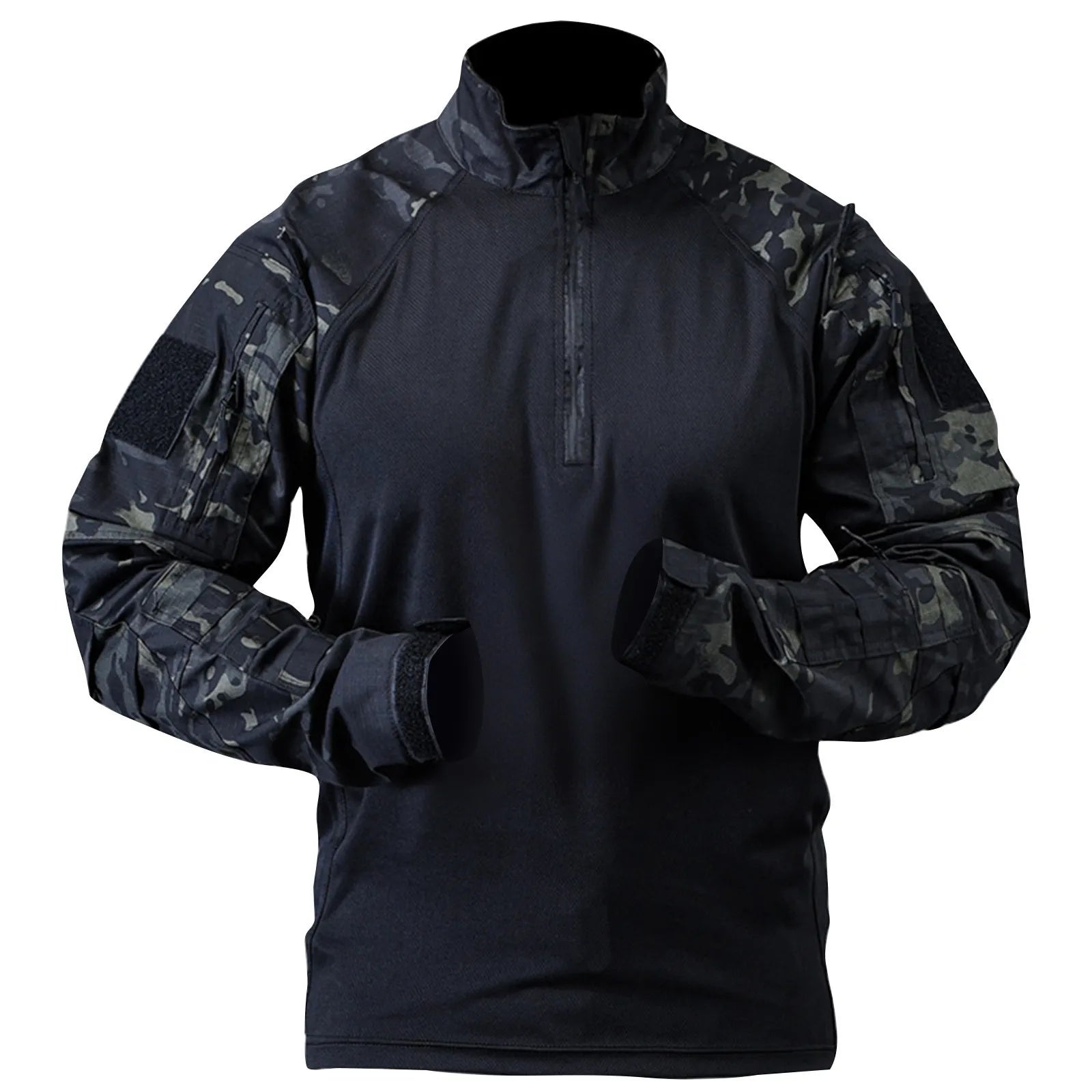 American-style camouflage tactical training uniform men's long-sleeved top outdoor CS mountaineering resistant combat uniform